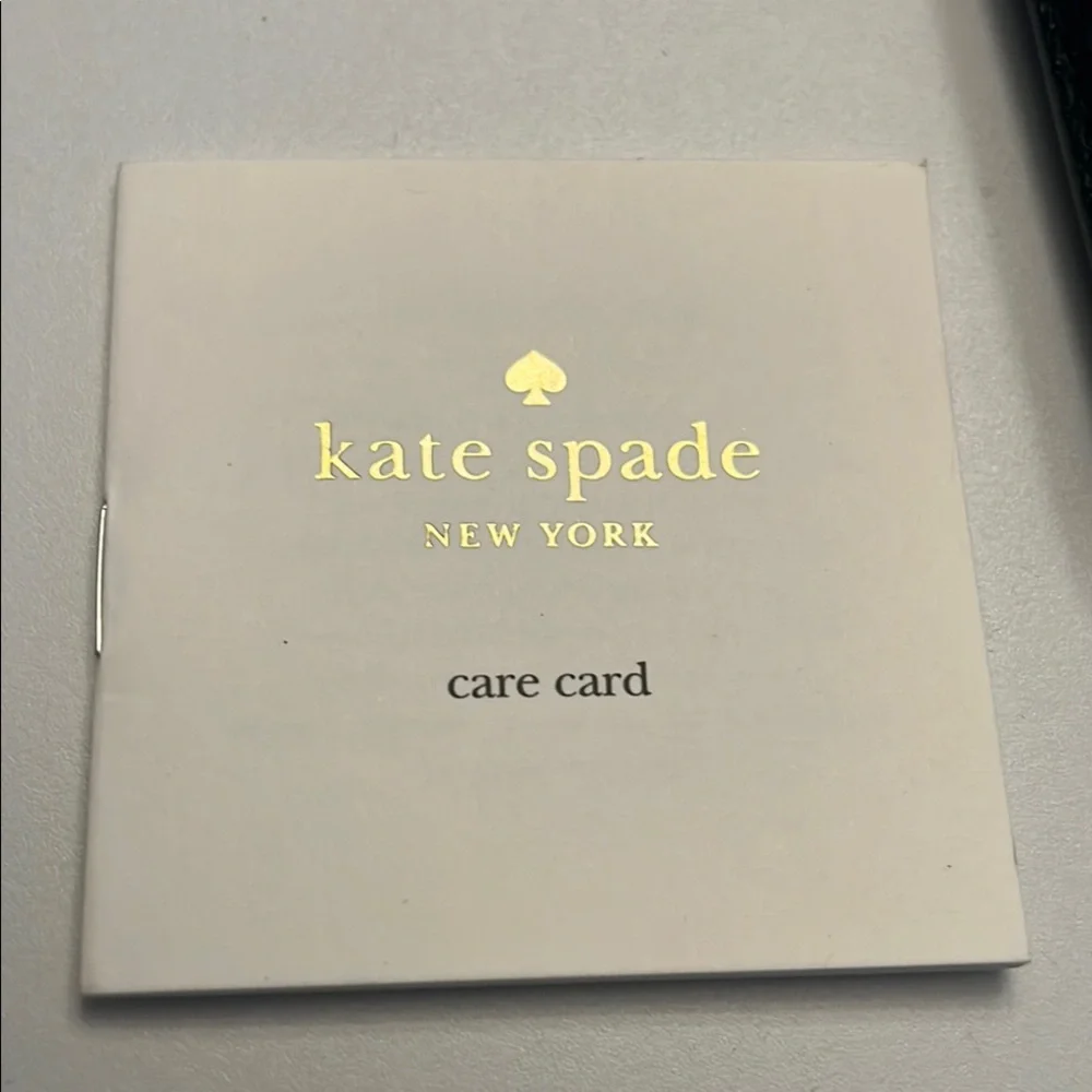 💕 Host Pick Kate Spade Black Leather Phone Crossbody bag - Picture 6 of 6